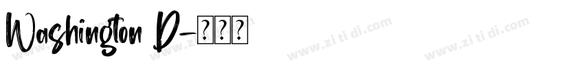 Washington D字体转换